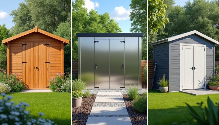 Abri de jardin : bois, métal ou résine, comment choisir ?