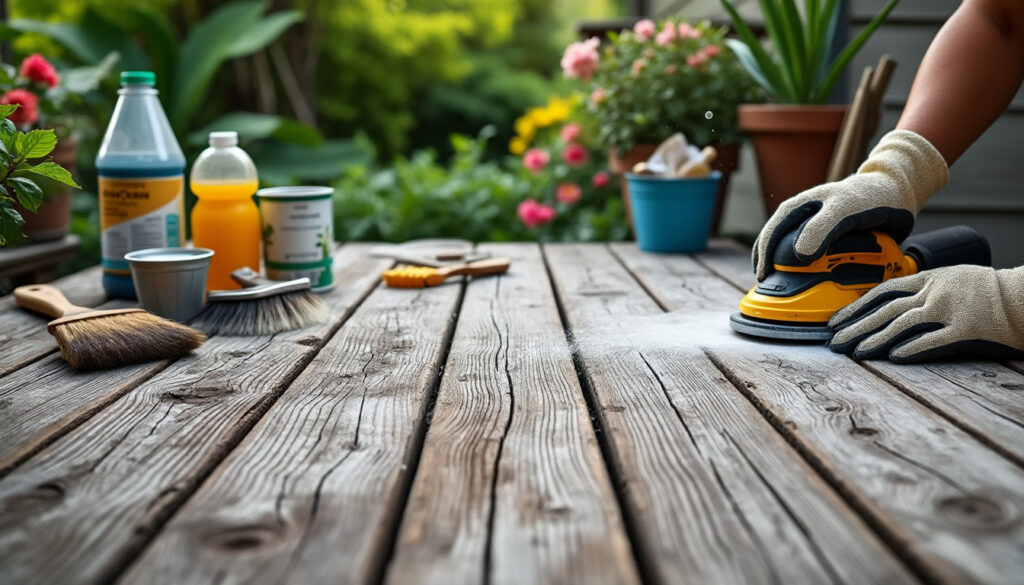 découvrez comment entretenir et rénover efficacement une terrasse en bois grisé pour lui redonner beauté et durabilité tout au long des saisons.