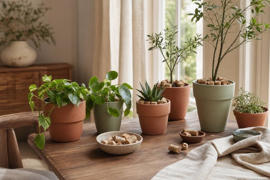 Découvrez l’astuce imparable : utiliser des bouchons de liège dans vos pots pour booster la