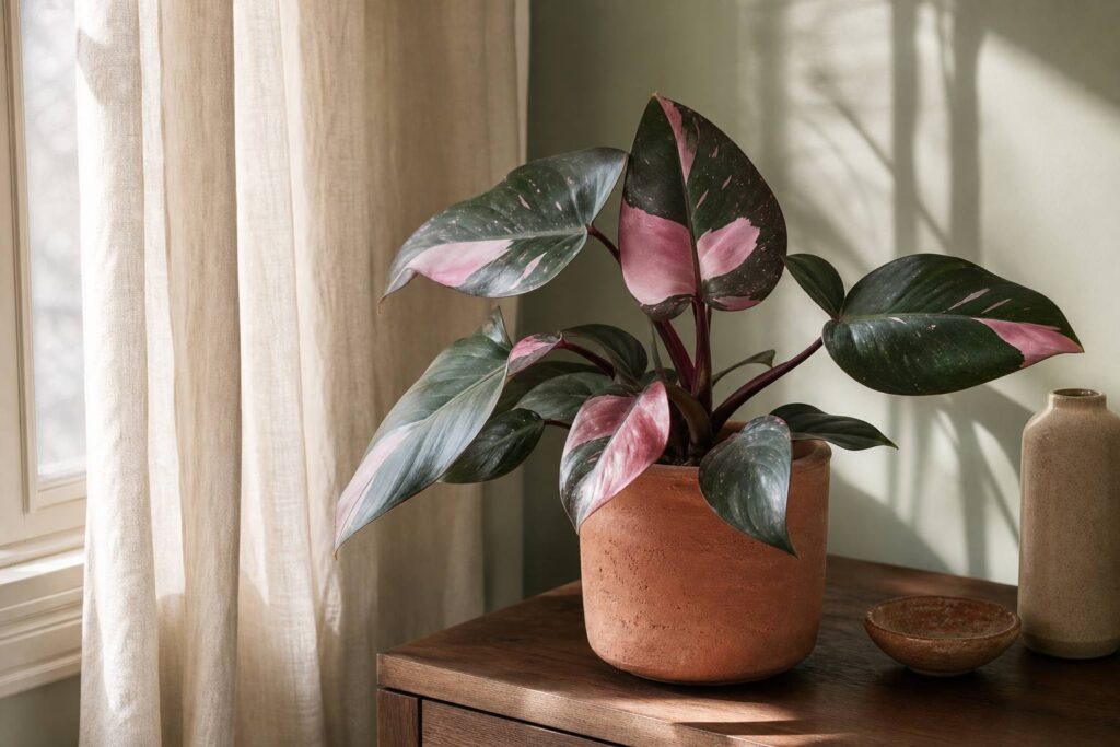 Philodendron Pink Princess : pourquoi vos feuilles perdent leur panachure rose et deviennent entièrement vertes