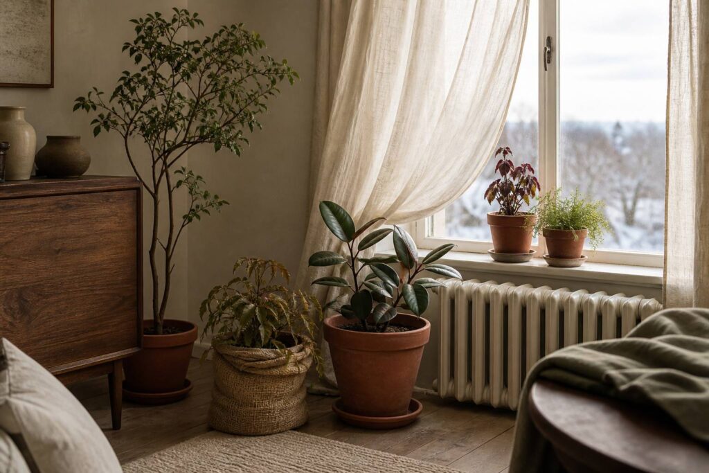 Protégez vos plantes cet hiver : pourquoi envelopper vos pots de fleurs avec ce papier
