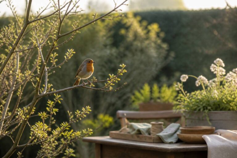 Attirez les rouges-gorges dans votre jardin et savourez leurs chants dès le mois de mars