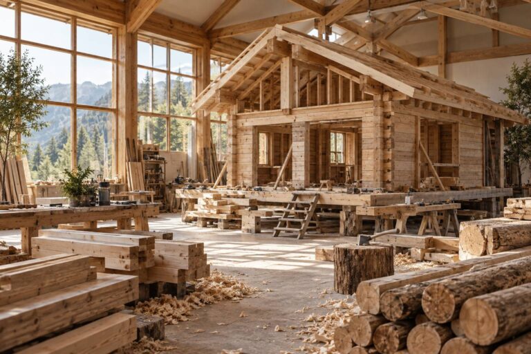 Chalet en bois : madrier, rondin ou ossature, les différences
