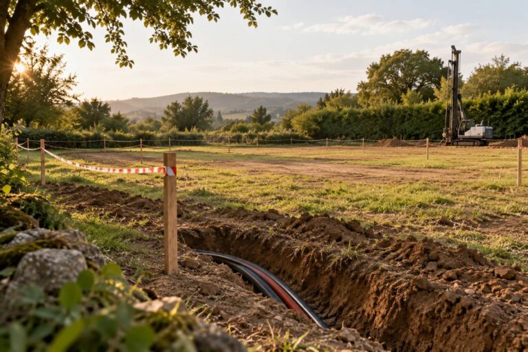 Coût caché d&rsquo;un terrain : viabilisation, accès, étude de sol